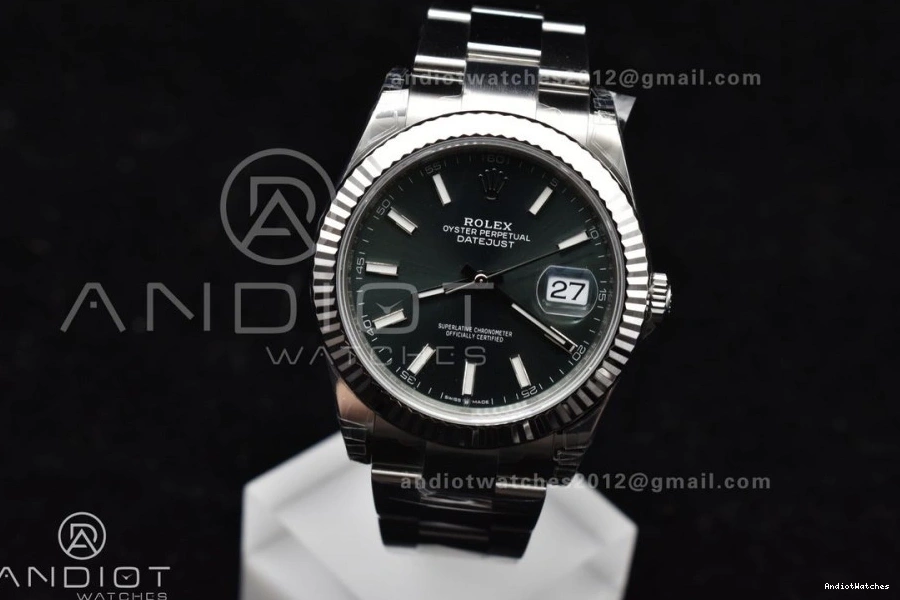 904L SS 1:1 Best 126334 VS VSF Bracelet Oyster 616 On 41 Dial Green Edition EasyMatch DateJust 0104